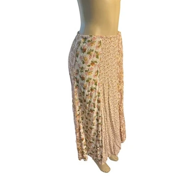 Maxi Falda Floral Estampada Vintage Mujer M April Cornell Pradera Cottagecore  Foto 1 de 4