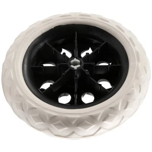 (R) noir et noyau plastique mousse roues chariot à roulettes support de roue 7379 - Photo 1/4