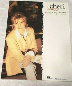 Cheri Keaggy WHAT MATTERS MOST Songbook Sheet Music Book Piano Vocal Guitar 1997 - Picture 1 of 3