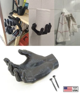 THE HAND - Detailed Wall Mount Holder for Toilet Paper, Towels, Keys, and more! - Picture 1 of 19