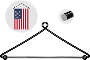 Garden Flag Hanger,Garden Flag Stand for Outside,Garden Flag Wall Hanger,Flag Do - Picture 1 of 7