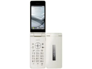 SHARP AQUOS KEITAI 4 WHITE 8GB A205SH A206SH Unlocked Flip Phone 3.4 New From JP - Picture 1 of 1