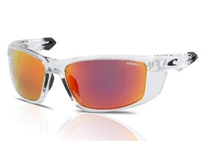 O'Neill Sunglasses Polarised ONS-9002 Men's 2.0 113P Clear Crystal/Red Mirror - Picture 1 of 4