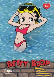 BETTY BOOP 2001 CAJA DART TARJETA DE INSERCIÓN INFERIOR B-1 - Imagen 1 de 1