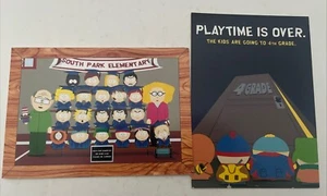 South Park Going to 4th Grade Season 4 Comedy Central 2000 VTG Postcard Lot 2 - Picture 1 of 5