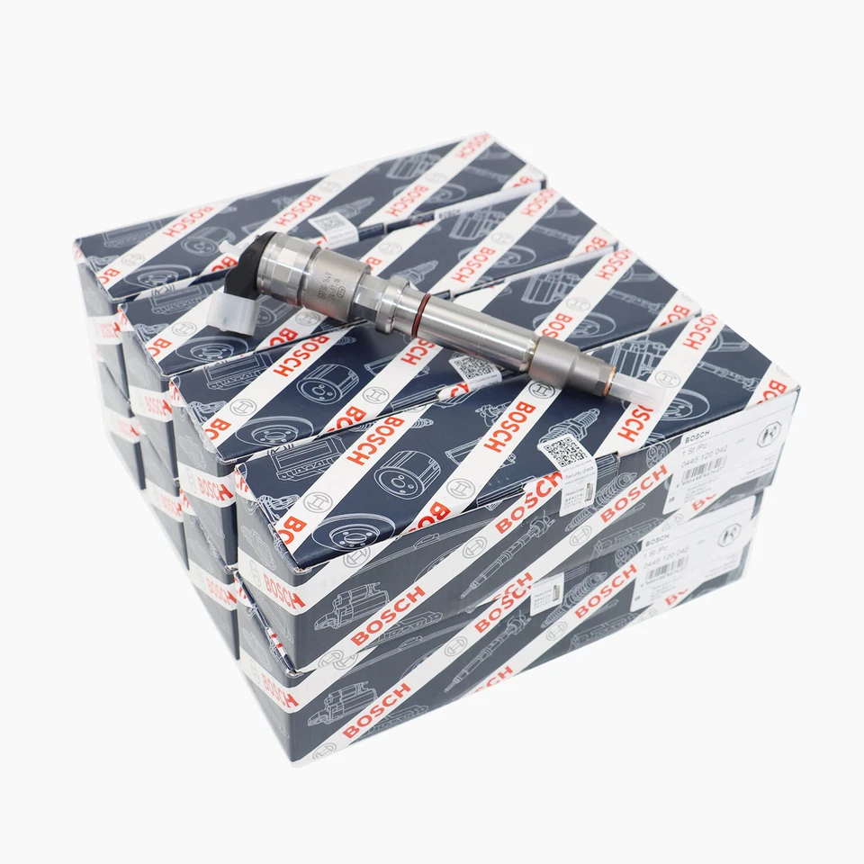 8X Fuel Injectors 0445120042 For 2006-07 Chevy GMC Duramax LBZ Hummer 6.6L Bosch - Image 1 of 4