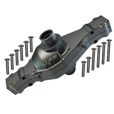 GPM Racing Aluminum Center Gear Box Gray for Tamiya 1/14 Truck - Image 1 of 4