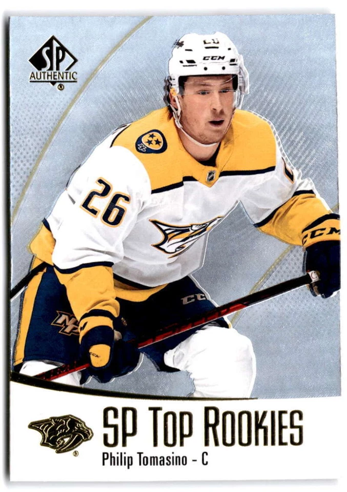 2021-22 SP Authentic Top Rookies #TR-15 Philip Tomasino  Nashville Predators - Image 1 of 2