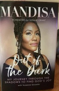 NEW Out of the Dark : My Journey by Mandisa Hard Cover Book DJ 2022 Christian - Picture 1 of 8