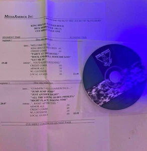RADIO SHOW 3/23/98 KING BISCUIT: RICK DERRINGER LIVE IN CONCERT, 8 GREAT HITS - Picture 1 of 2