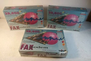 Quicktel V.34 Internal Fax Modem New In Box Lot of 3 Logicode Sealed NOS  - Picture 1 of 7