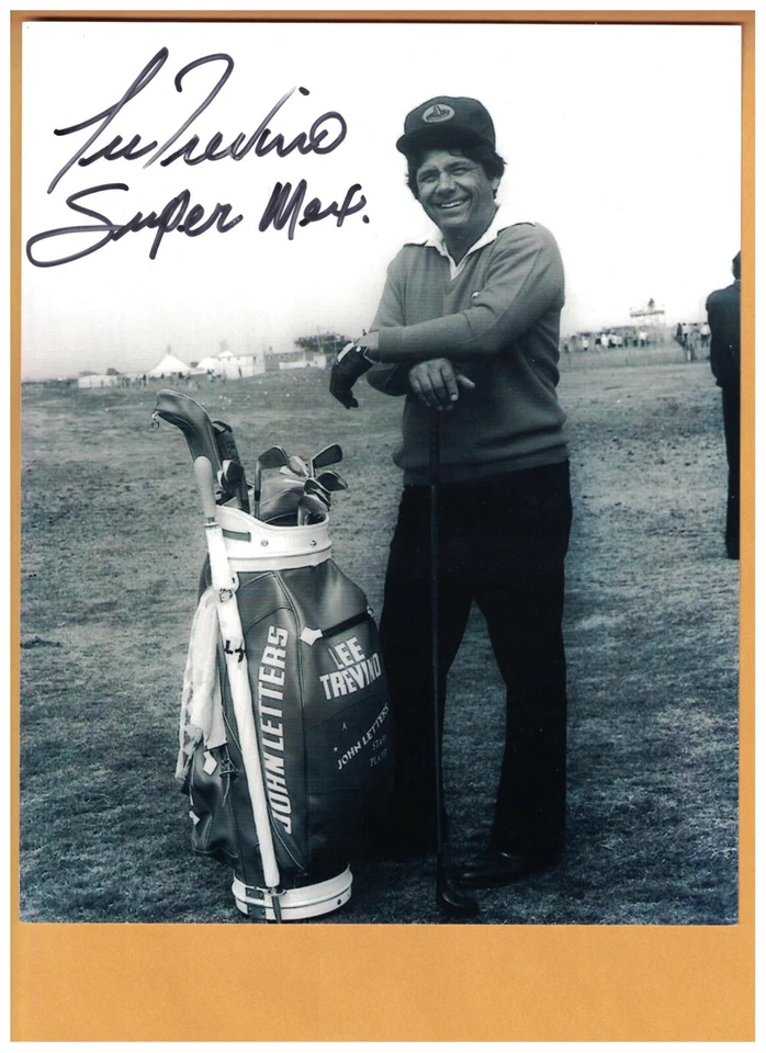 FOTO DE GOLF 8x10 autografiada por Lee Trevino firmada "super max" Foto 1 de 1
