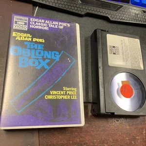 The Oblong Box Betamax Vincent Price, Christopher Lee ~ Edgar Allen Poe 1969 HBO - Picture 1 of 3