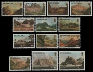 Santa Elena 1976 - Mi-Nr. 285-297 I ** - MNH - Pinturas / Pinturas - Imagen 1 de 1