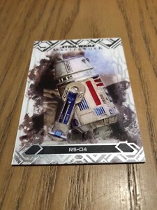 2017 Star Wars Masterwork Base Card #58: R5-D4
