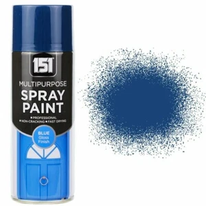 Pintura en aerosol 151 pintura azul brillo multiuso 400 ml - Imagen 1 de 1