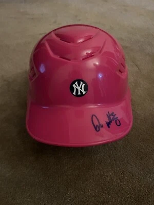 Casco autografiado Don Mattingly New York Yankees tamaño completo Foto 1 de 3