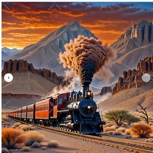 Boothill Express Poster - 33.1" x 33.1" - Semi Gloss - Picture 1 of 2