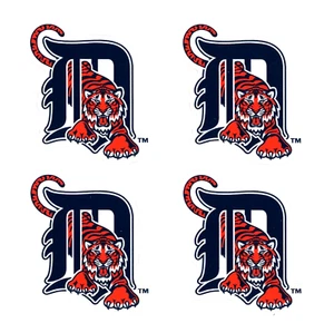 (4) Detroit Tigers MLB Decals Stickers *Free Shipping - Picture 1 of 1