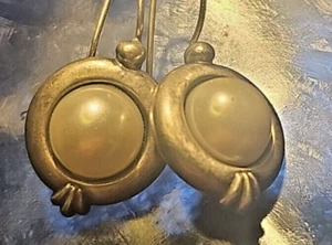 13mm  Pearl  Earrings, 5/8" - Picture 1 of 4