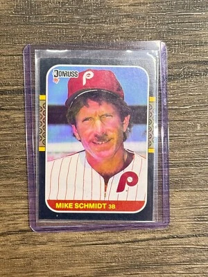 1987 Donruss Майк Шмидт #139 Phillies HOF - Изображение 1 из 2