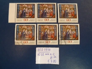 RFA 1979, Navidad, Michel 1032, ** y o - 3 x cada uno - Imagen 1 de 1