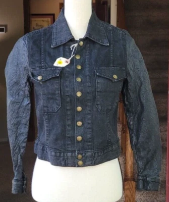 Mujer Current/Elliott Talla S Chaqueta a Presión Bomber Moto Negra Medios Mixtos Foto 1 de 3