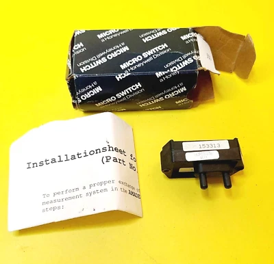 HONEYWELL MICRO SWITCH PRESSURE SENSOR 153313 163PC01D36 9033 L 24/ 1 DUAL PORT - Image 1 of 4