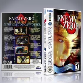 Sega Saturn Custom Case - NO GAME - Enemy Zero [4 Disc]