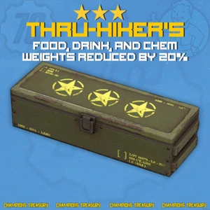 FALLOUT 76 PC x5 THRU-HIKER'S LEGENDARY ARMOR MOD BOX 5 PCS - Picture 1 of 1