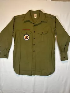 Camisa Vintage Boy Scouts Of America Hombre’s 40’s/50’s 1950 National Jamboree Parche - Imagen 1 de 16