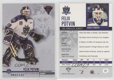 2001-02 Pacific Private Stock Titanium Retail Red /131 Felix Potvin #67