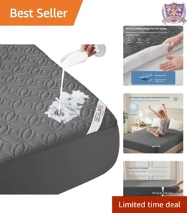 Superior Comfort Mattress Protector - Waterproof King Size Pad with Deep Pocket - Picture 1 of 10