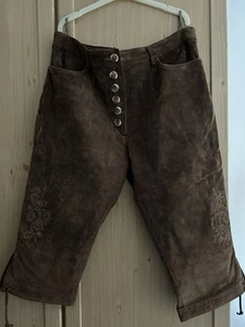🤩 Original Alphorn Lederhose Tracht, Größe 46 👍🏻 - Bild 1 von 8