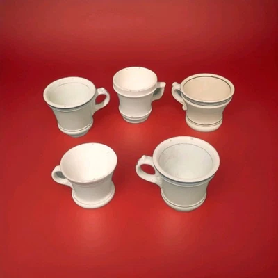 Lot De 5 Tasses Brulot Bistrot 1900 Creil Montereau Et Divers  - Photo 1/4