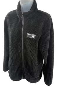 Chaqueta polar New Balance negra con cremallera completa para mujer XLarge - Imagen 1 de 5