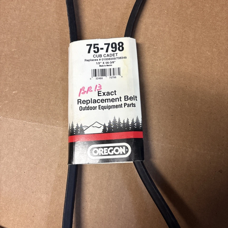 Cinturón Cub Cadet 75-798 - reemplaza 01008349/708349 Foto 1 de 1