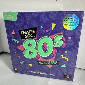 That’s So 80s Trivia Game 1000’s Of Questions On Music Movies & Pop Culture - Picture 1 of 7
