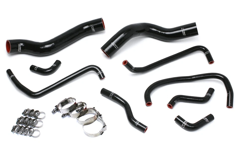 Kit de radiador + manguera de calentador de silicona negra HPS para Dodge 13-17 Viper SRT-10 8,4 L Foto 1 de 1
