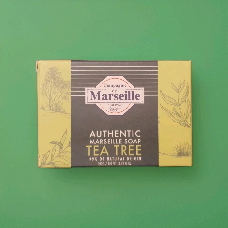 NEW Compagnie de Provence Authentic Marseille Natural Soap 100g TeaTree Scent 🌳 - Image 1 of 1