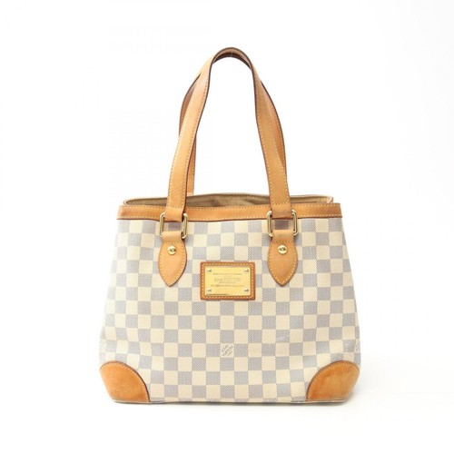 LOUIS VUITTON（LV） Borsa tote Louis Vuitton Hampstead PM N51207 Damier tela azzurra bianca usata donna