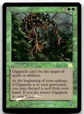 Gigapede #264 (Foil) (LP) Onslaught ONS Magic MTG - Image 1 of 2