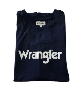 Wrangler Logo Short Sleeve T-Shirt Mens Size L - Picture 1 of 5
