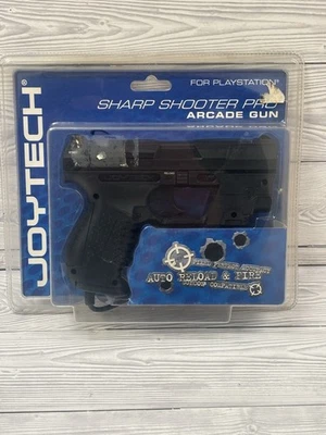 Vintage Joytech Sharp Shooter Pro Wired Arcade Gun For PlayStation Sealed - Image 1 of 4