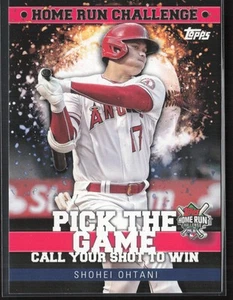Tarjetas de código de desafío de jonrón 2022 Topps #HRC-4 Shohei Ohtani (serie uno) - Imagen 1 de 2
