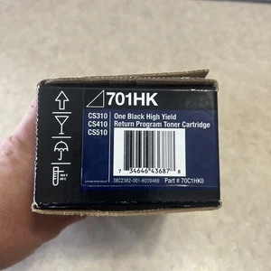 Lexmark 701 HK High Yield Toner Cartridge - Picture 1 of 8
