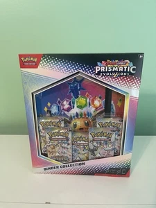 Pokemon TCG: Scarlet & Violet Prismatic Evolutions Binder Sammlung Neu Sealed - Bild 1 von 2