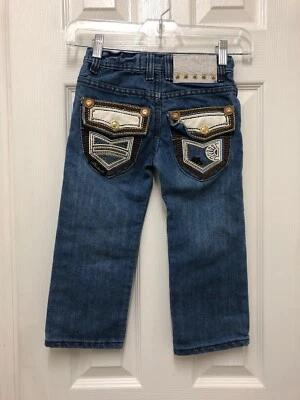 Jeans de lavado medio/talla 4 Akademiks para niñas Foto 1 de 4