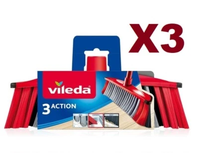 3 PZ VILEDA SCOPA 3ACTION PER INTERNI - Photo 1/4