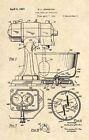 Official Mixer US Patent Art Print - Antique Vintage Baker Kitchen Aid - 510